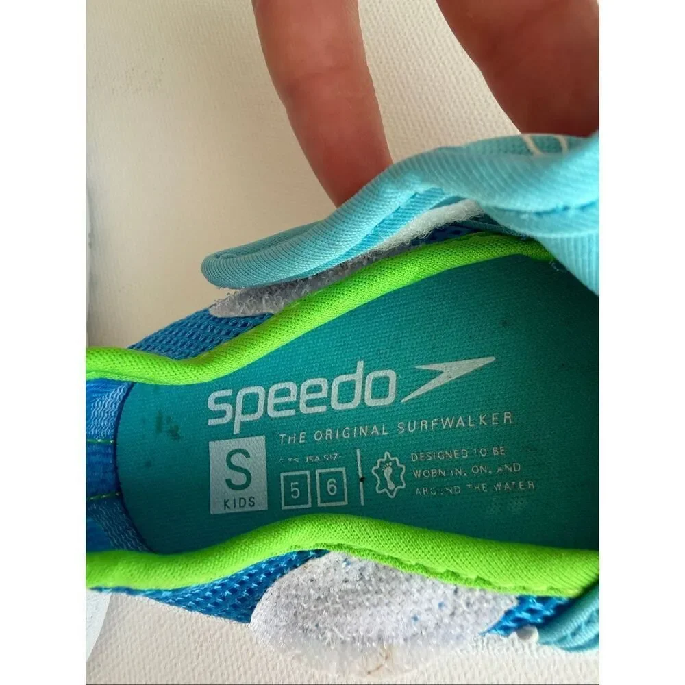 Speedo Toddler Boys' Hybrid Water Shoes - Blue/Turquoise 5-6